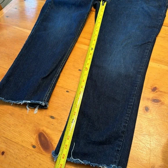 Levi's Mens 511 Jeans - 045114534 - Dark Wash Blue - frayed bottoms 36 x 30 - Picture 14 of 16